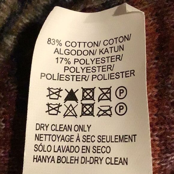 Lucky Brand Gray Orange Blue Southwest Tribal Pattern Waterfall Cardigan - Picture 12 of 12